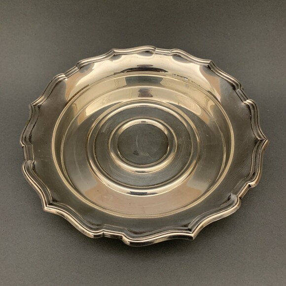 Wm. A. Rogers 4963 Tray Bowl Silver Plate 6 3/4" x 1 1/8" high - Picture 3 of 7